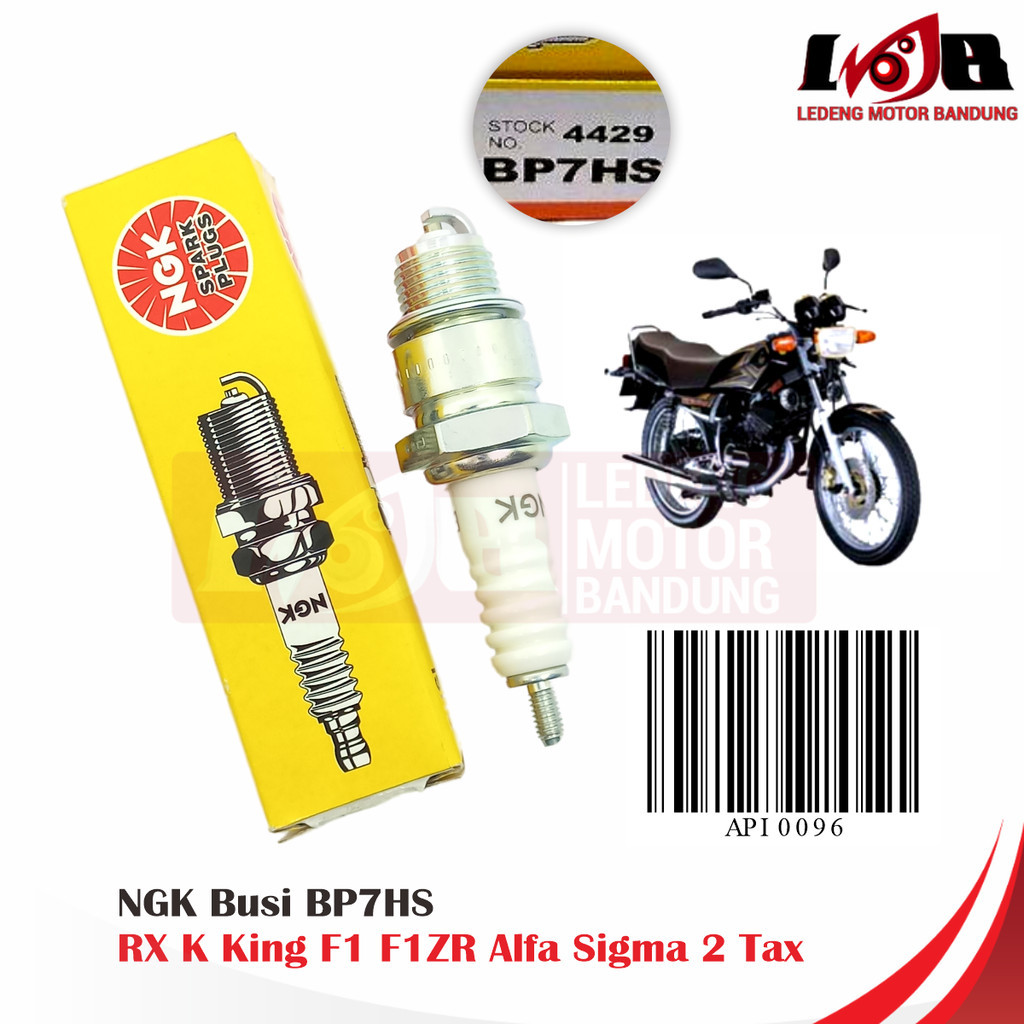 BP7HS หัวเทียนรถจักรยานยนต์ Yamaha RX K King F1 F1ZR Alfa Sigma 2 ภาษี