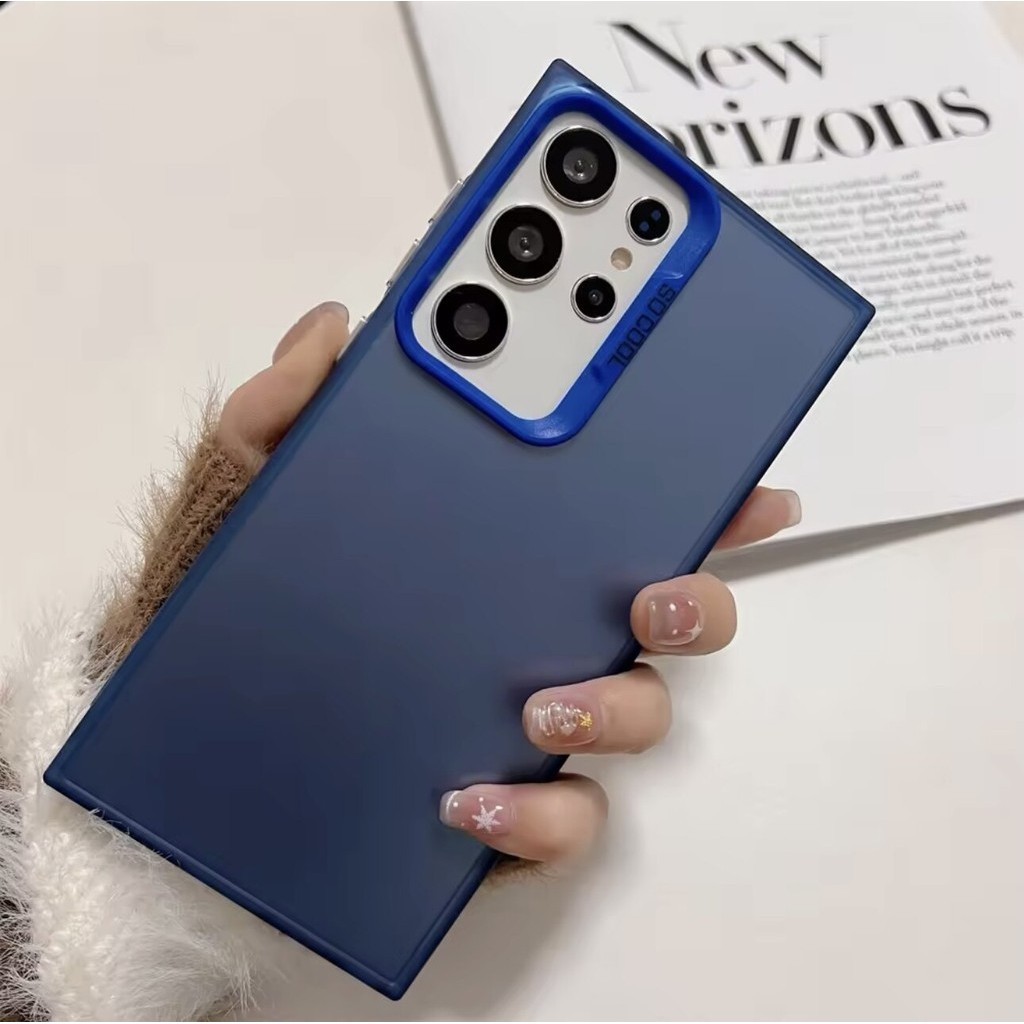 Case for Samsung S24Ultra/S25FE/S25/S25+/S25Ultra/S23Ultra/S22Ultra/S23FE/Note20Ultra/S24/S24+กันกระแทก ขอบนิ่มหลังแข็ง