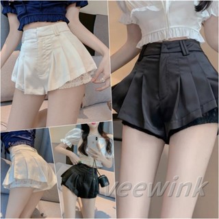 Veewink พร้อมส่งจากกทม กางเกงขาสั้น ลูกไม้ งานถัก คุณภาพสูง …