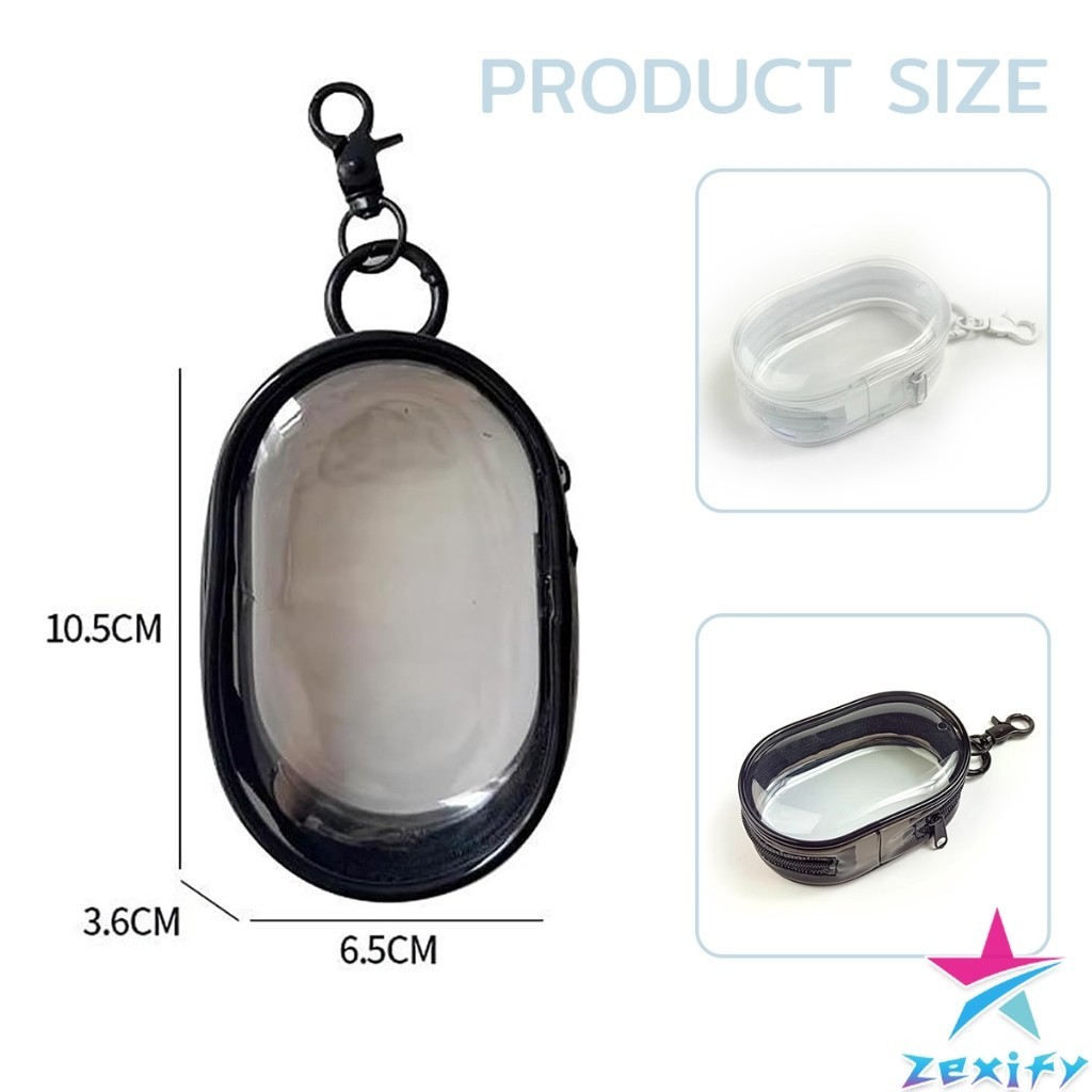 ZXF กระเป๋าจัดเก็บหูฟัง เก็บสายชาร์ พกพาง่าย ขนาดเล็ก มีซิป ป้องกันฝุ่น Storage bag