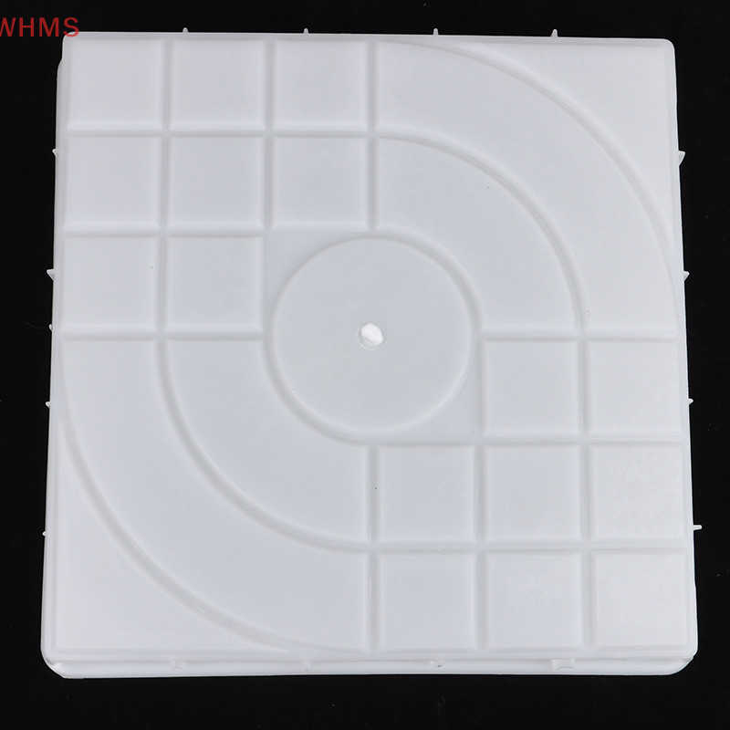 (WHMS) Diy Path Maker แม่พิมพ์คอนกรีตสวน Pavement แม่พิมพ์แผนที่เส้นทางปูอิฐ Mould