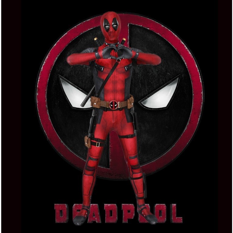 คอสตูมคอสเพลย์ Marvel Deadpool: บอดี้สูทรัดรูป Wades พร้อมหน้ากากและอุปกรณ์เสริมสําหรับ Comic Con