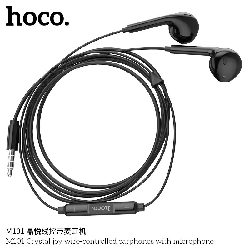 แท้100% ส่งไว รับประกัน1ปีเต็ม! HOCO M101 หูฟัง Type-C / 3.5mm สำหรับ iOS Pad, Samsung, Android