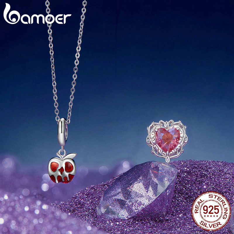 Bamoer 925 Sterling Sliver Charm จี้ปราสาทกระจกวิเศษสําหรับสร้อยข้อมือ - รูปที่ 2