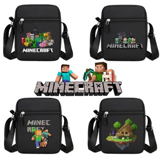 กระเป๋าเป้สะพายหลังใหม่ มายคราฟ การ์ตูนอะนิเมะ ค โรสบอดี กระ…