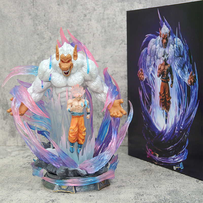 พร้อมสต็อก Dragon Ball Great Ape Goku GK อะนิเมะเครื่องประดับรูปฟรี Extreme ระบุ Goku Luminous รุ่นร