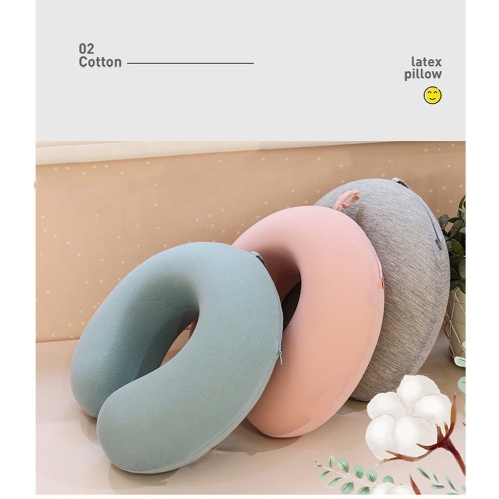 GlobalHouse KOJI หมอนรองคอตัวยู รุ่น U04 ขนาด 29x27x9ซม.คละสี  สินค้าของแท้คุณภาพดี