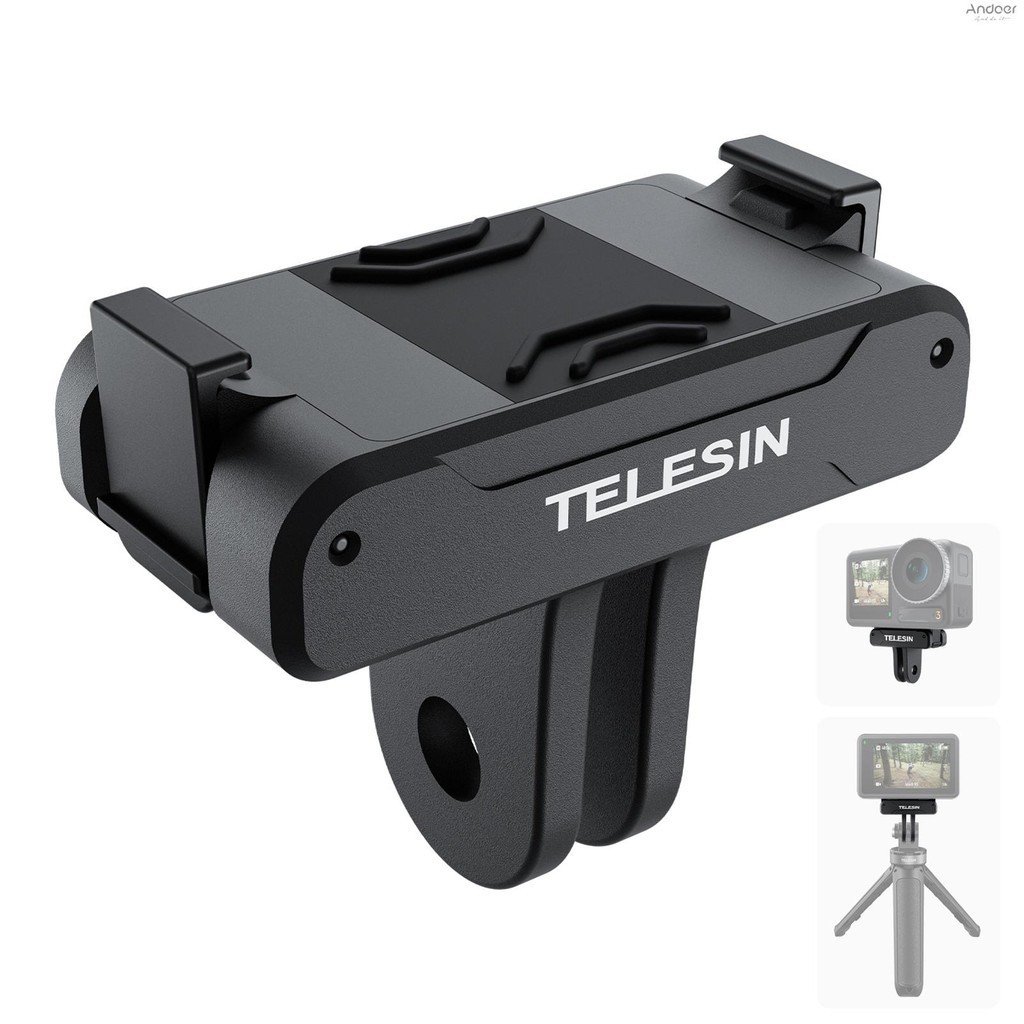 Telesin OA-TPM-T04 Magnetic Quick Release Mount สําหรับกล้องแอ็คชั่นกล้องโลหะพร้