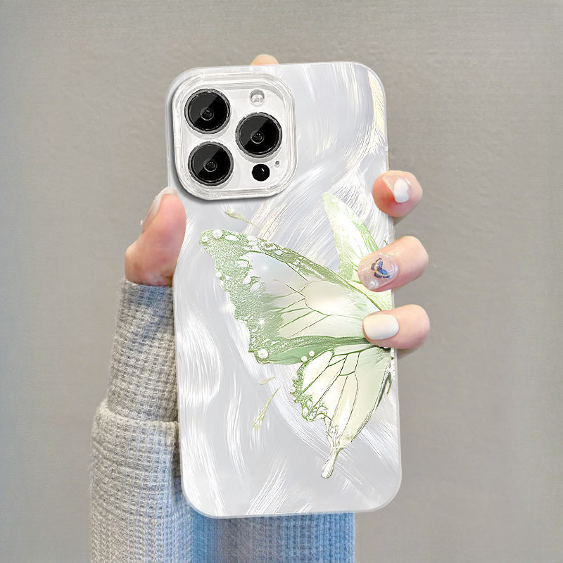 🎬เคสไอโฟน iPhone 16 ที่รองรับ เคส iPhone 16 PRO 15 PRO 11 12 14 PRO MAX 13 PRO MAX X XRโปร่งใสและป้อ