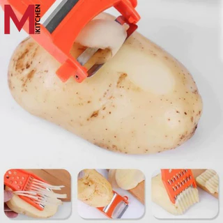 M KITCHEN 9809 ที่ขูดมะละกอ ขูดมะละกอ แบบหนา มีดปอกผลไม้ มีดปอก 5in1 มีดปอกเอนกประสงค์ 5in1 (C0)