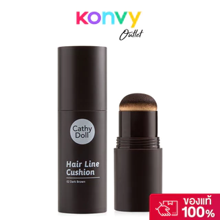 Cathy Doll Hair Line Cushion [Y2022] เคที่ ดอลล์ แฮร์ไลน์คุชชั่น 2g (Medium Brown/Dark Brown)