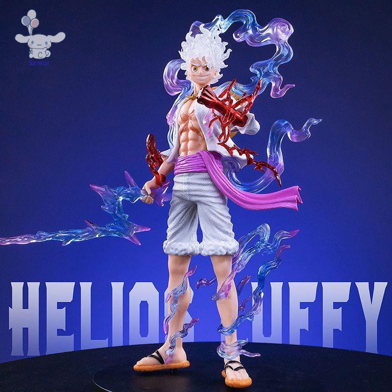 [San] อะนิเมะ One Piece Luffy Figurine 21 ซม.Nika Sun God Action Figures ของเล่นสะสมสําหรับเด็ก POP