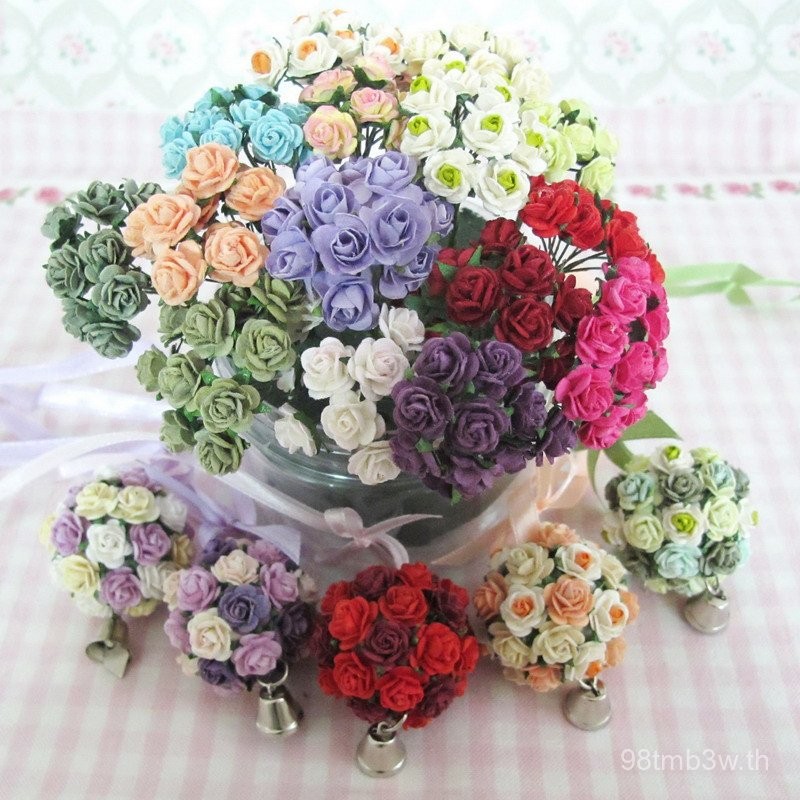 บ้านตุ๊กตา DIY บ้านจิ๋ว ของเล่น โมเดล อุปกรณ์เสริม ตกแต่งพืช ดอกไม้กระดาษสำเร็จรูป