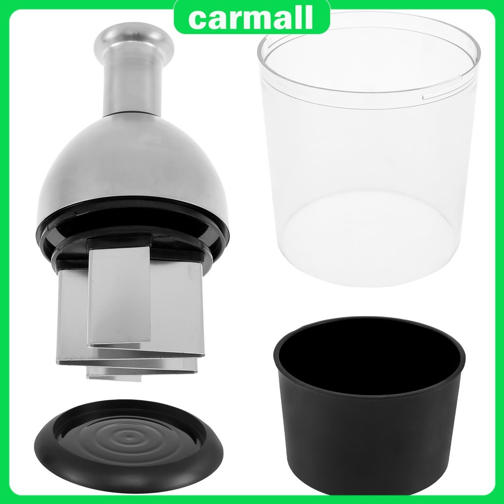 Pressed กระเทียม Chopper Mini Manual Pressed Chopper สแตนเลสอาหาร Chopper ที่ถอดออกได้ผัก Chopper สํ