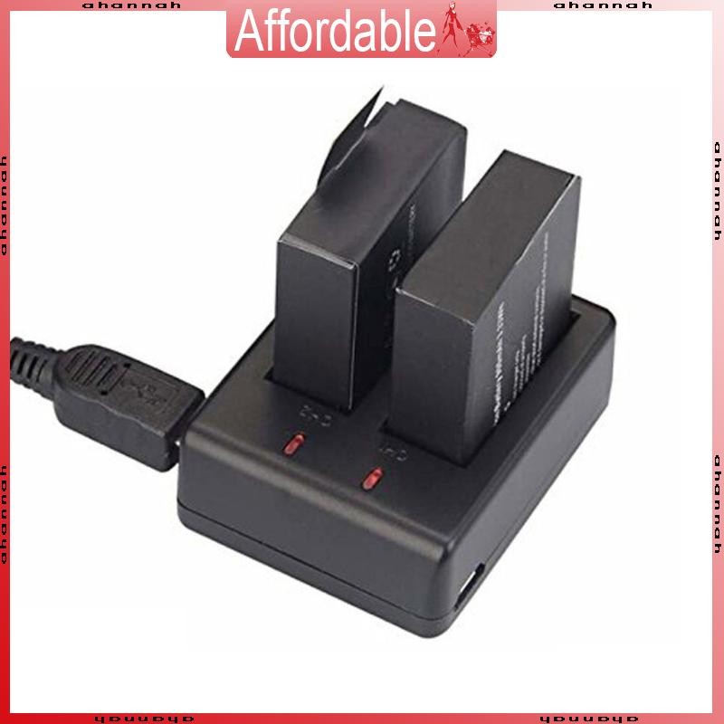 Ah ที่ชาร์จสําหรับกล้อง EKEN SJ4000 H9R สองแบตเตอรี่พร้อมกัน