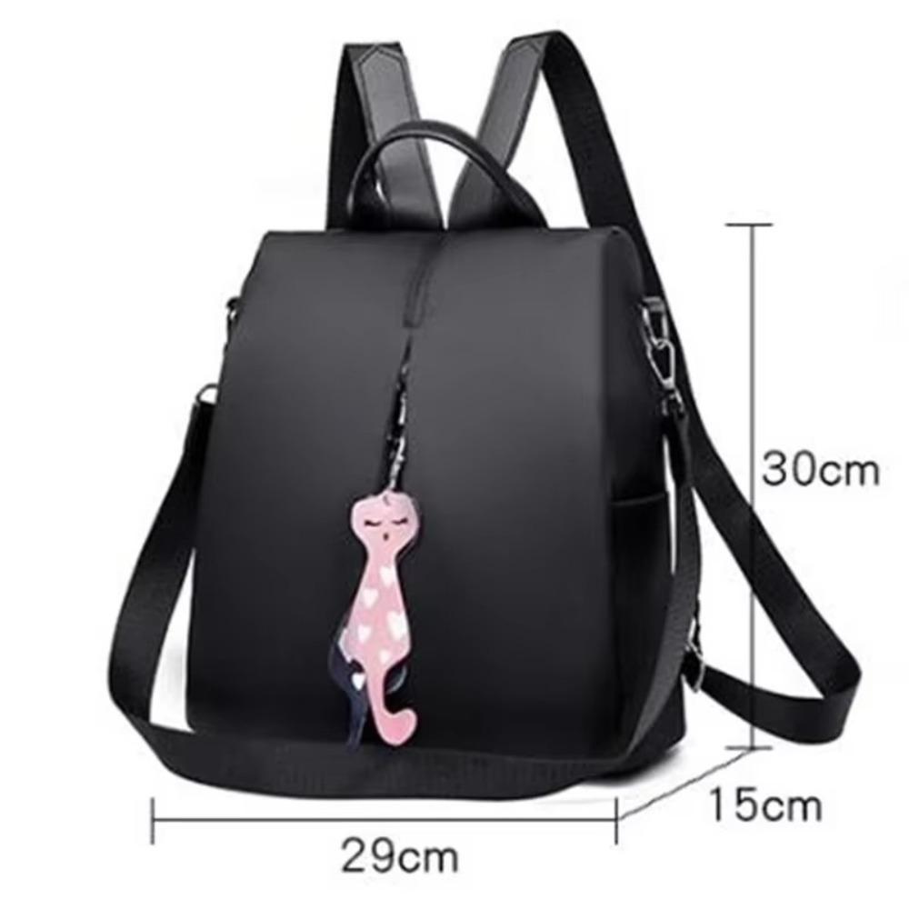 Yuang Rucksack กระเป๋าสะพายไหล่ผู้หญิงป้องกันการโจรกรรมความจุขนาดใหญ่กระเป๋าสะพายไหล่กันน้ําสําหรับเด็ก