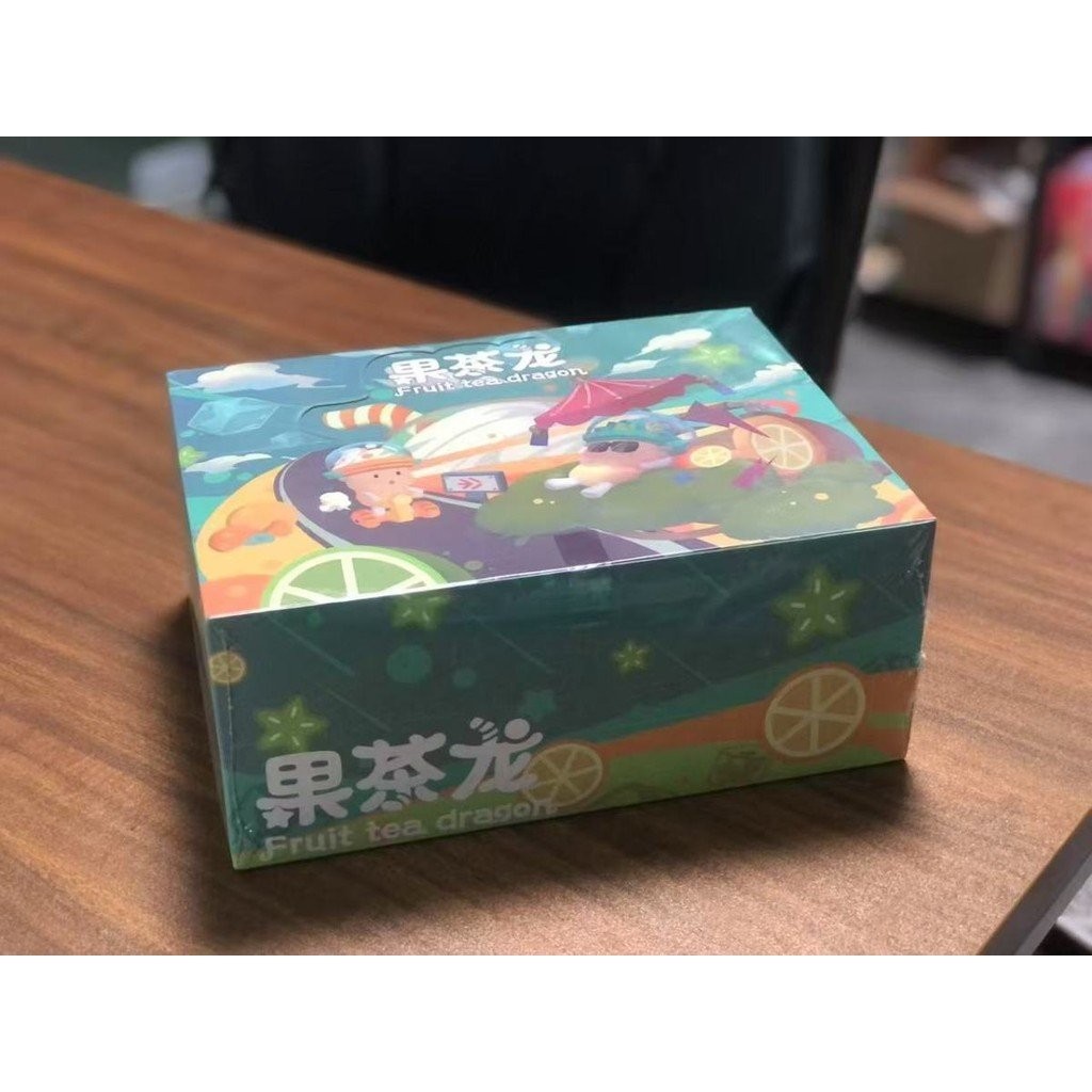 12pcs Elemental Fruit Teas Dragon Series Fruit Party Hand-Made Blind Box Gift Crane Machine Supply 1