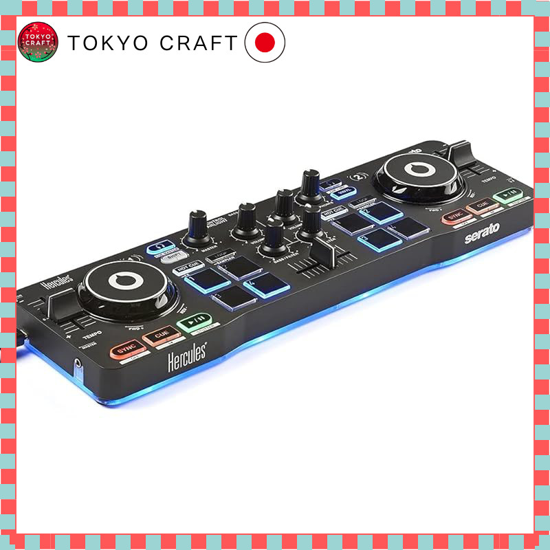 【direct from Japan】
【Domestic Genuine Product】Hercules DJControl Starlight Compact and Lightweight D
