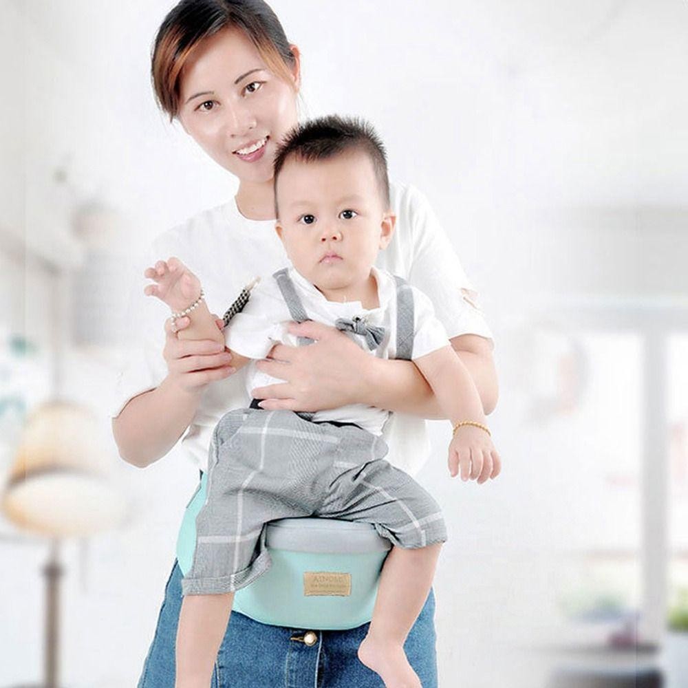 Wellnessspot เป้อุ้มเด็ก,สตูลเอวปรับสายรัดเด็ก,มัลติฟังก์ชั่นด้านหน้า Facing Safety Breathable ทารกแรกเกิด Hipseat Carrier Kangaroo กระเป๋า - รูปที่ 3