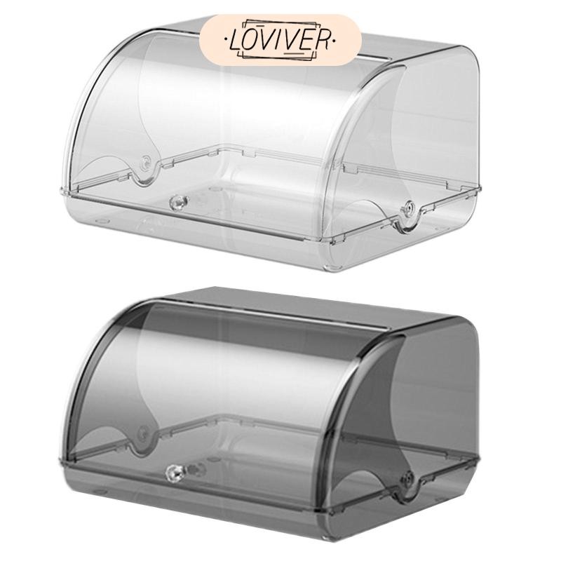 LOVIVER ที่ใส่, ที่เก็บขนมปัง, ของกระจุกกระจิกเบเกอรี่แบบพกพาอเนกประสงค์สําหรับ