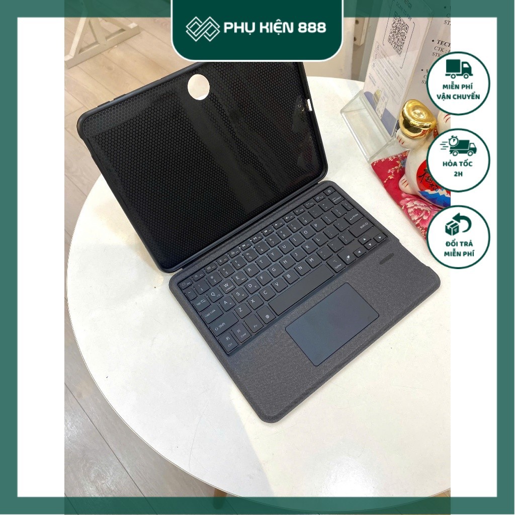 เคสคีย์บอร์ด Smart Keybroad พร้อมทัชแพด ขาตั้ง ไฟ LED ถอดออกได้ สําหรับ OPPO Pad 3 Pro