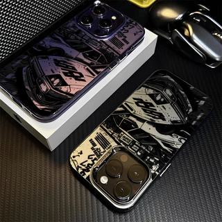 รถสปอร์ตย้อนยุค AE86 เคสไอโฟนหรูหราไฮโซ For iphone 11 12 13 14 15 16 Pro MAX 14P 15P XR XSMAX 7Plus เคสโทรศัพท์กันกระแทก