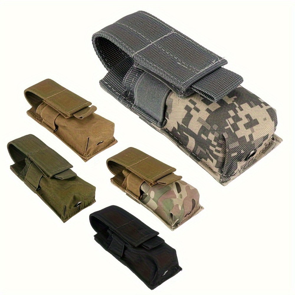 Luc MOLLE ไฟฉายกระเป๋าทนทานไนลอนก่อสร้าง Multi-Function เข็มขัดกลางแจ้ง Holster เหมาะสําหรับผู้ที่ชื่นชอบกีฬากลางแจ้ง