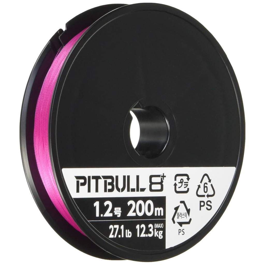 SHIMANO PE Line Pitbull 8+ 200m 1.2号 Traceable Pink