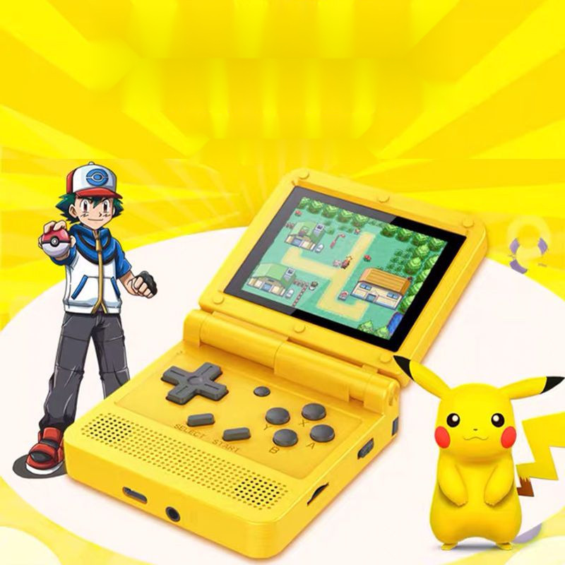 【1039 บทวิจารณ์เชิงบวก】คอนโซลเกม GBA ย้อนยุค ฝาพับ แบบพับได้ หน้าจอ IPS แบบพกพา แบบพกพา พกพาได้ สำหร