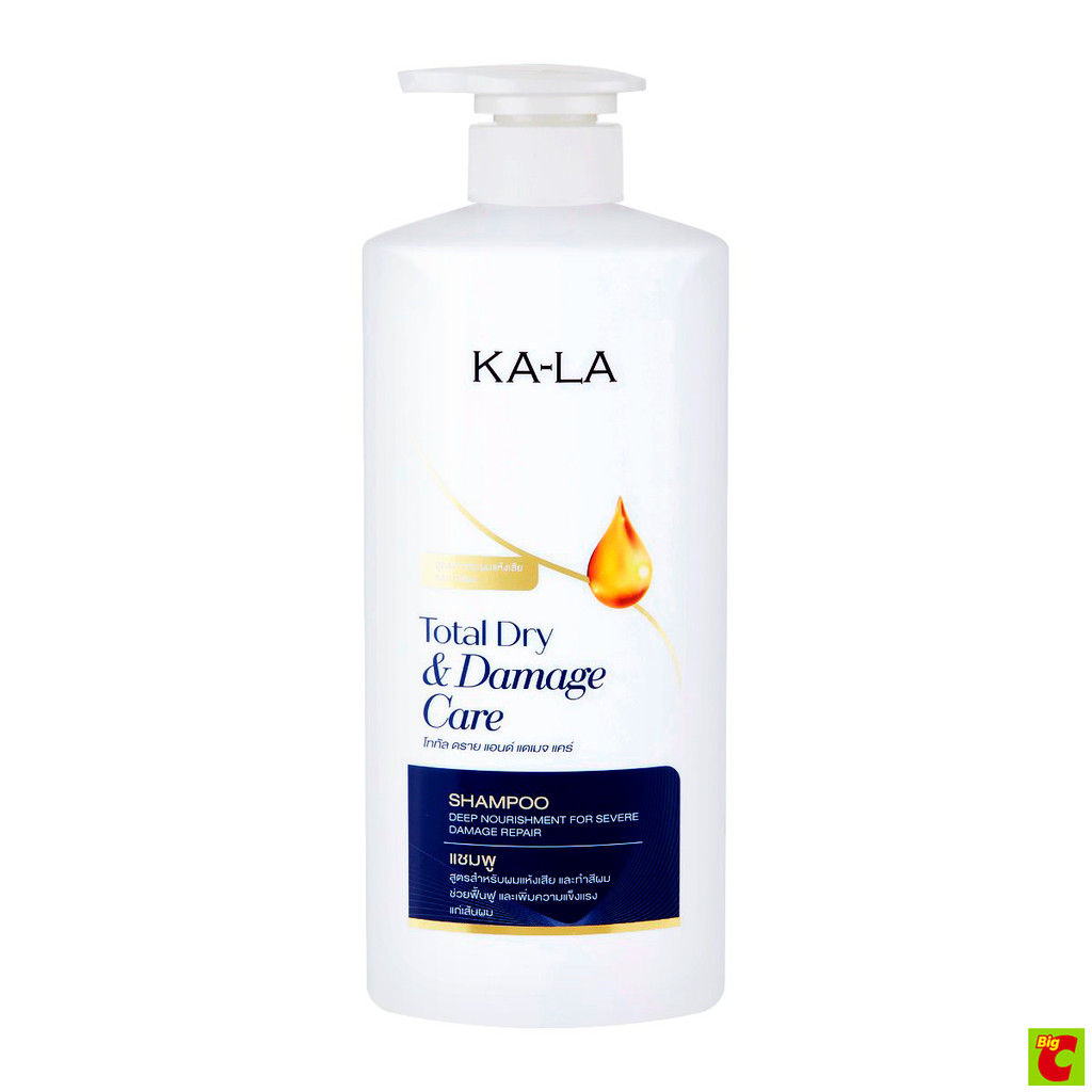 กาล่า โททัล ดราย แอนด์ แดเมจ แคร์ แชมพูสระผม 410 มล.