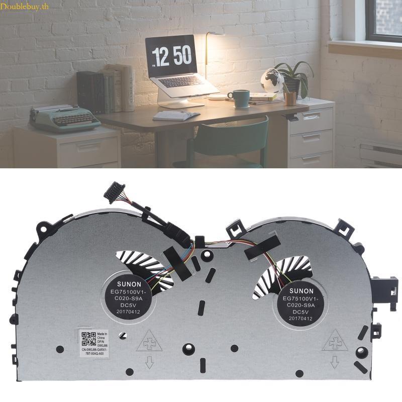 Doublebuy อะไหล่แล็ปท็อปพัดลมระบายความร้อน CPU สําหรับ Legion Y520-15IKBA Y520 Notebook