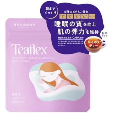teaflex rooibos teaflex นอนหลับตอนกลางคืนพีชนอนหลับกลางคืนลูกพีช Rooibos ชาปรับปรุงคุณภาพการนอนหลับข