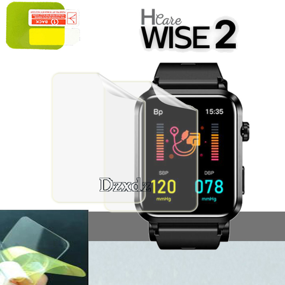 ฟิล์มกันรอยหน้าจอไฮดรอลิค TPU แบบใส สําหรับ Hcare Wise2 Smart Watch Hcare Wow
