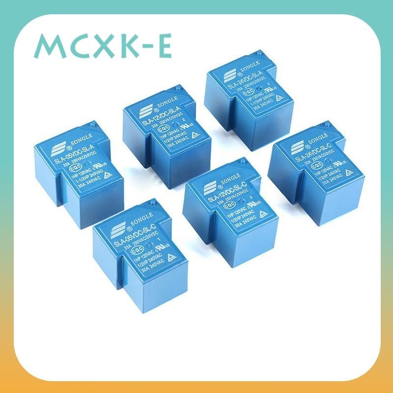 รีเลย์ MCXK-E T90 SLA-05 09 12V 24VDC 48VDC-SL-A -C 4 5 6 Pins 30A