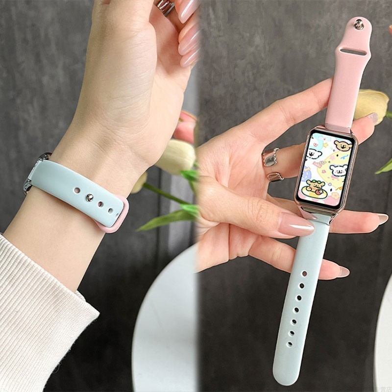 สายรัดข้อมือ ซิลิโคนนิ่ม แบบเปลี่ยน สําหรับ Oppo Band 2 Oppo Band2