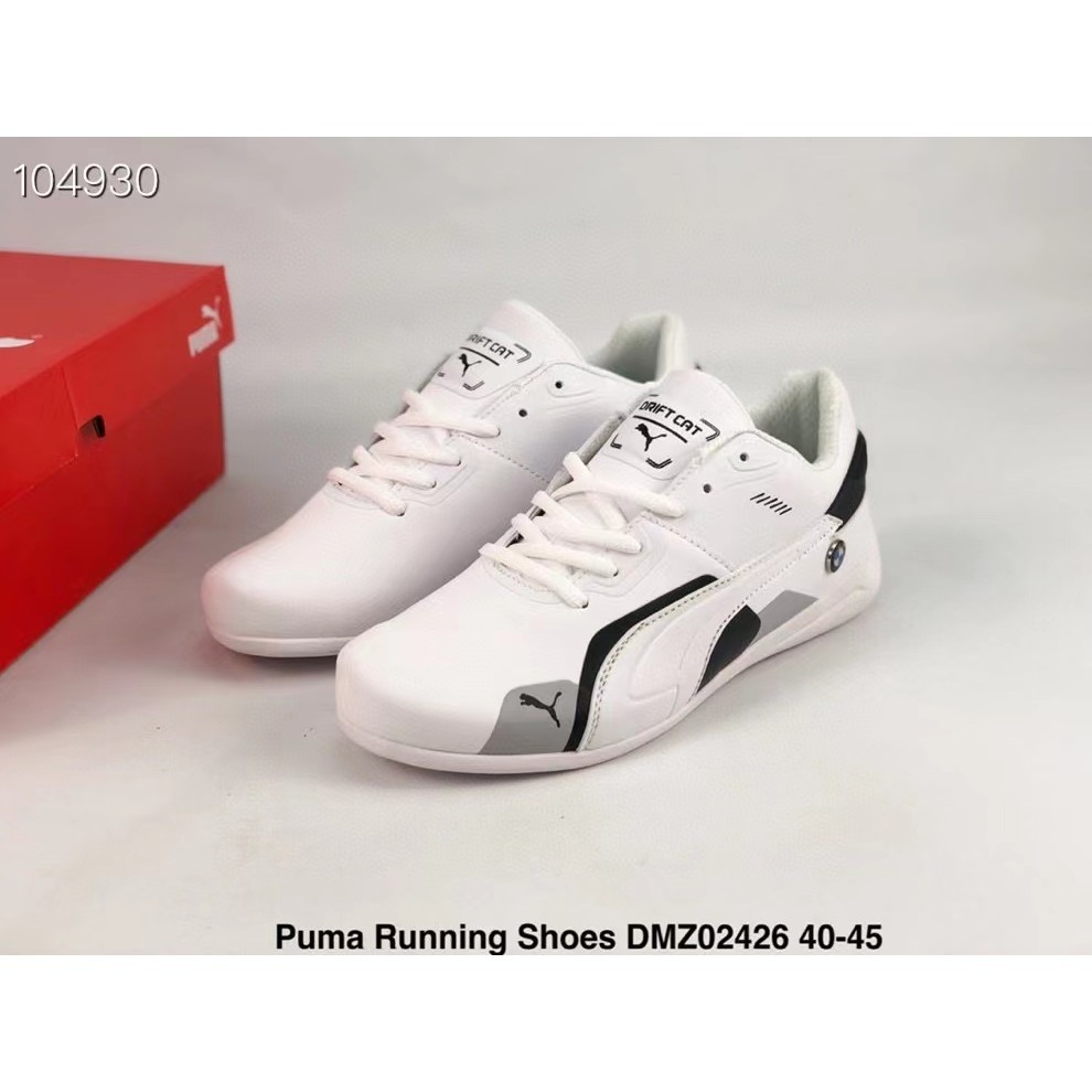[ซิงโครไนซ์สไตล์ใหม่] Bmw Co-Branded Classic Racing Shoes, รองเท้าวิ่งจ๊อกกิ้งผู้ชาย แบบจํากัด, หนังนิ่ม ระบายอากาศ, รองเท้ากีฬาอินเทรนด์