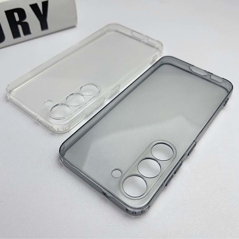 เคสโทรศัพท์มือถือ ซิลิโคนนิ่ม แบบใส บางพิเศษ สําหรับ Samsung Galaxy S23 S24 Plus