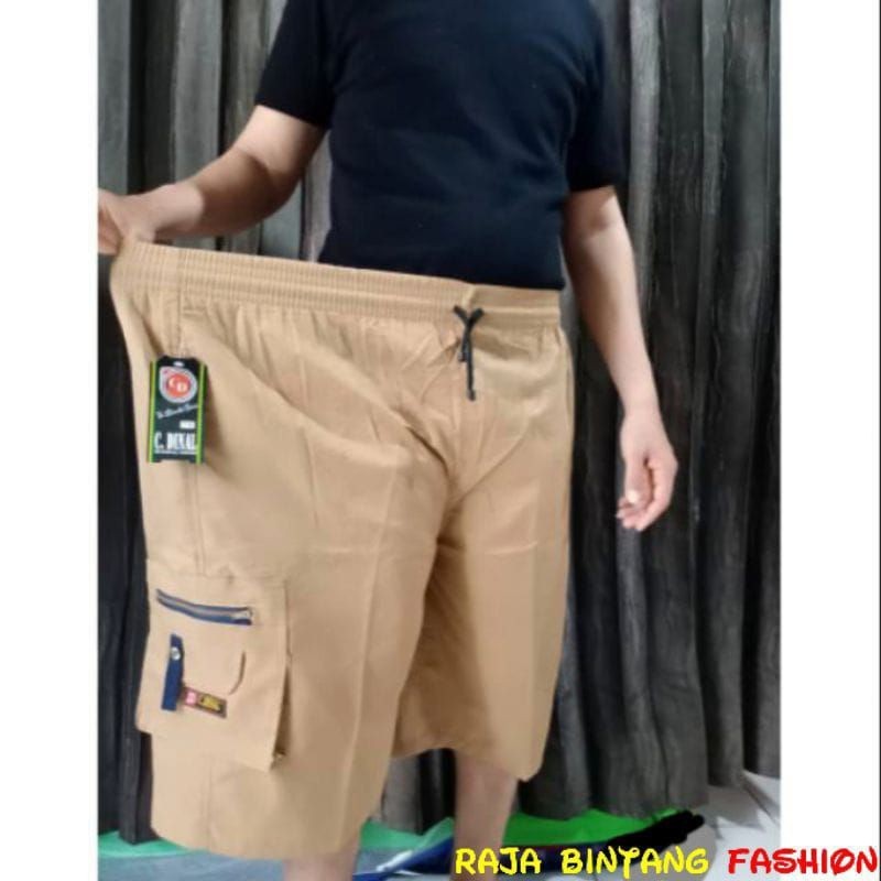 KATUN 5.5 CARGO // กางเกงขาสั้นคาร์โก้ผู้ชาย ไซส์ใหญ่ 6L-8L-10L ผ้าคอตตอนธรรมดาจัมโบ้