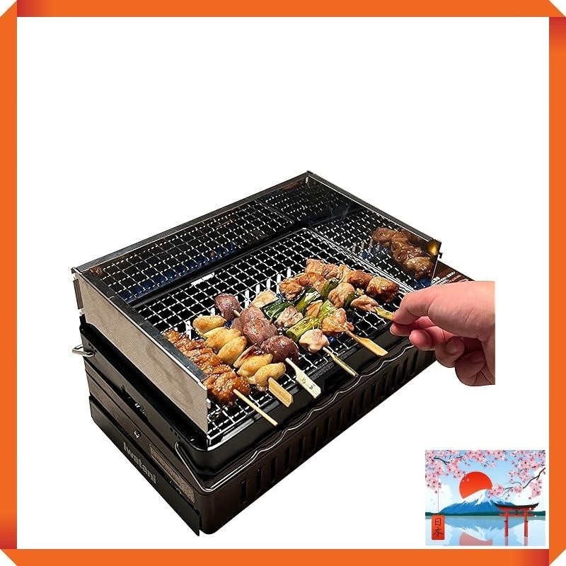 Iwatani Aburiya 1.2 compatible [Oil splash prevention cover with tongs] Easy assembly, cleaning, and storage. Single-piece production by a Japanese metal processing company with 50 years of history. Design rights acquired. Please enjoy a comfortable yakin