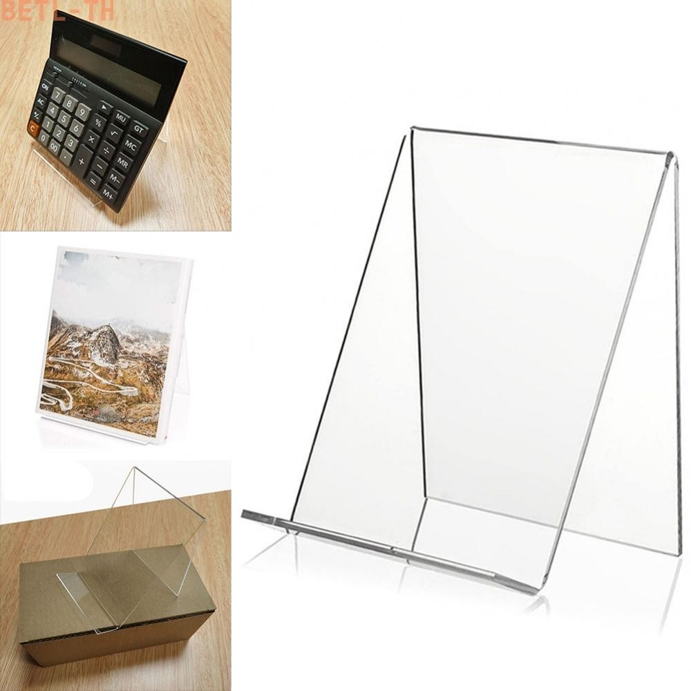 Acrylic Bookshelf Offices Product Bracket Standing Transparent Display Stand