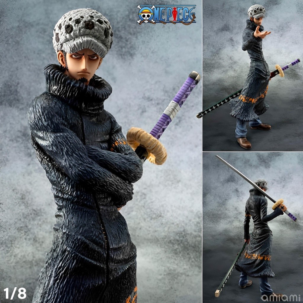 พร้อมส่ง Figure ฟิกเกอร์ P.O.P Portrait Of Pirates One Piece   Trafalgar D Law ทราฟัลการ์ ดี ลอว์ 1/