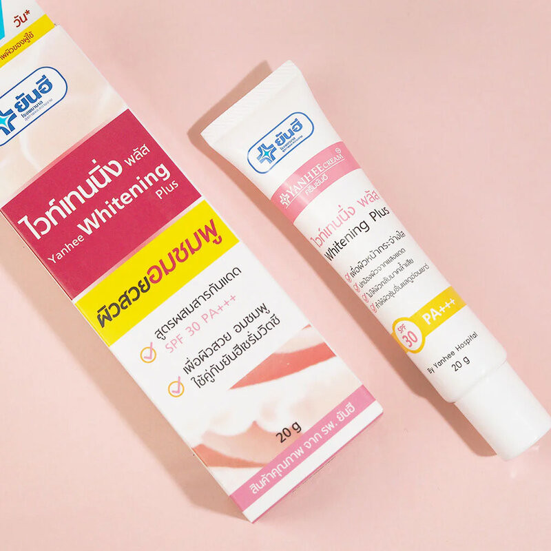 Yanhee Whitening Plus 20g ครีมบำรุงผิวหน้า สูตรใหม่ 4 in 1 ช่วยบำรุงมอบความชุ่มชื่น ทำให้ผิวสว่างใส อมชมพู แลดูอ่อนเ... — صورة 2