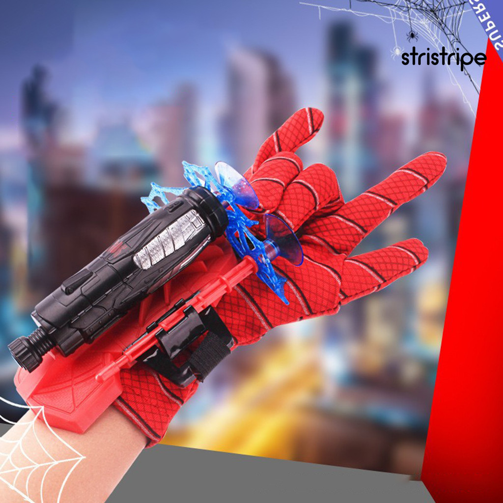 [STR ] Spiderman ข ้ อมือ Launcher Strong ดูดถ ้ วยหนังสติ ๊ กของเล ่ น Action Figure Spiderman คอสเพลย ์ ของเล ่ นเด ็ ก Launcher ของเล ่ นเด ็ กผู ้ หญิงของขวัญ