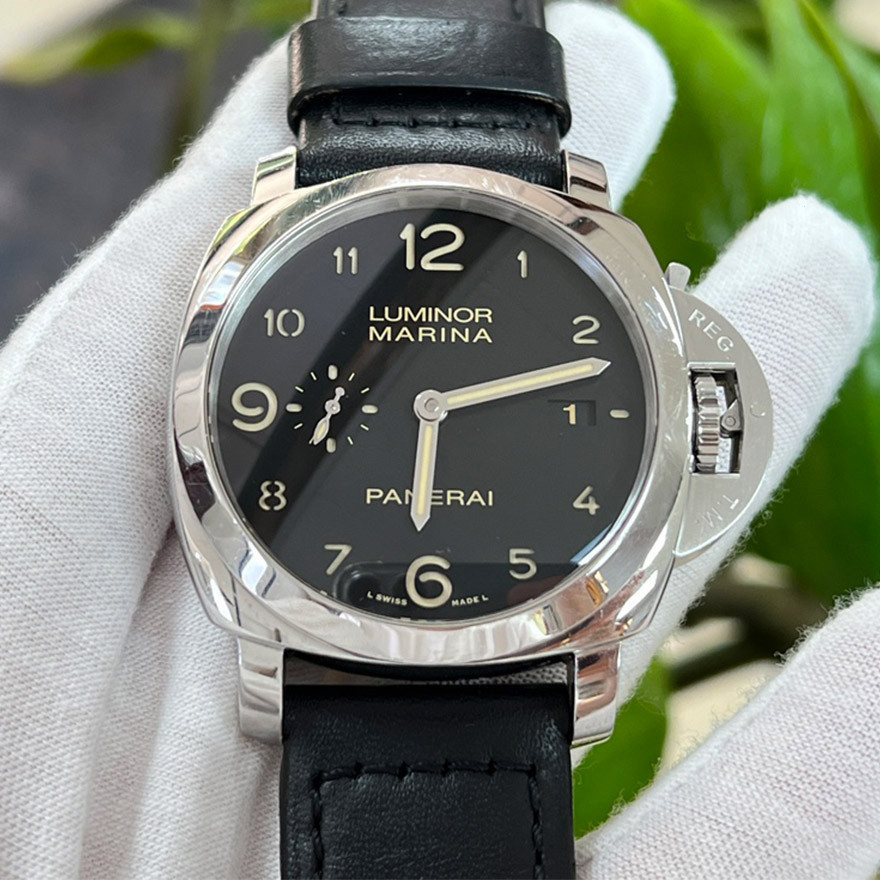 Panerai Men 's Watch 1950 Series 44mm นาฬิกากลไกอัตโนมัติ Panerai