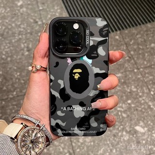 ลายพราง Ape-Man บทคัดย่อไอคอนเคสโทรศัพท์ Apple Soft Case เหมาะสําหรับ iPhone 13promax 14promax 11 12 11promax 15promax xr x xsmax 13 14 15 plus 8plus 13pro เคสกันกระแทก