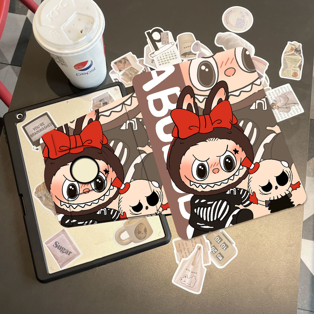 LABUBU เคสไอแพด gen5 gen6 air1/air2 Mini4/5/6 Gen7 8 9 10.2 Air3 Pro10.5 air4/air5 10.9 pro 11 12.9 gen10 2023