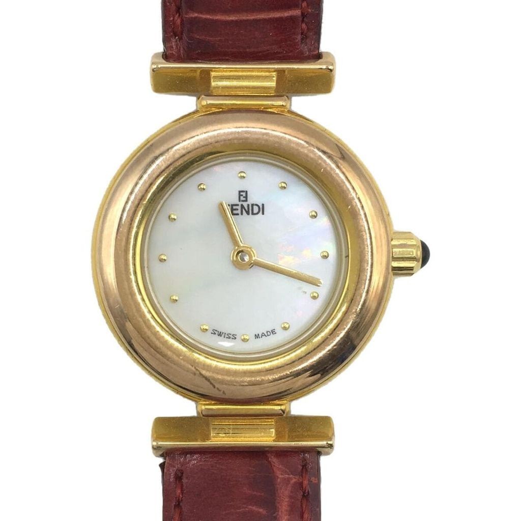 Fendi WH wht I R Wrist Watch leather Women Direct from Japan Secondhand