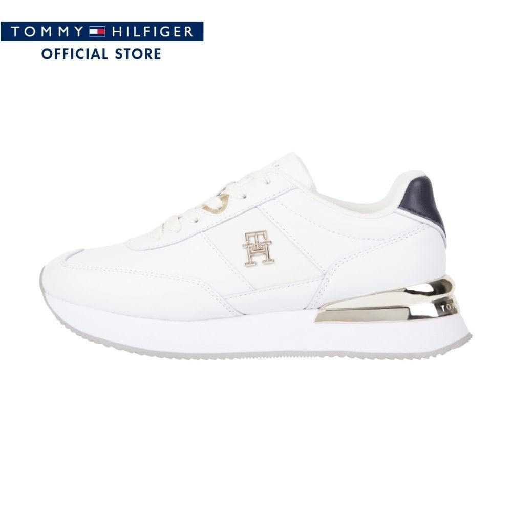 Tommy Hilfiger รองเท้าผ้าใบผู้หญิง รุ่น FW0FW07306 YBS - สีขาว