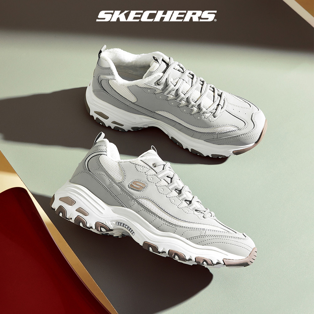 Skechers สเก็ตเชอร์ส รองเท้า ผู้ชาย Sport D'lites 1.0 Shoes - 894268-GRY