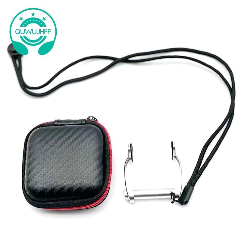 (quwujhff🏠Aviation Aluminium Free Diving Nose Clip คลิปหนีบจมูกสบาย ๆ,เงิน